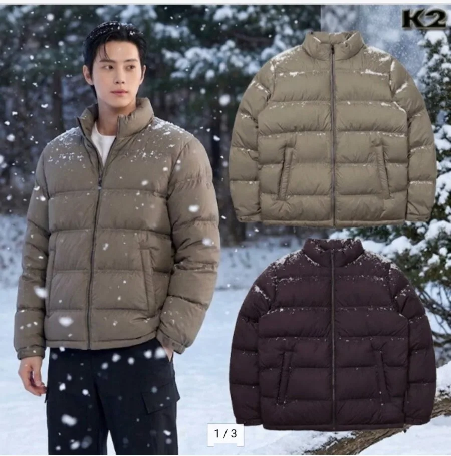 [롯데온] K2 남성 중량 헝가리구스 시그니처 카이트 구스다운 (93,600원/무료)