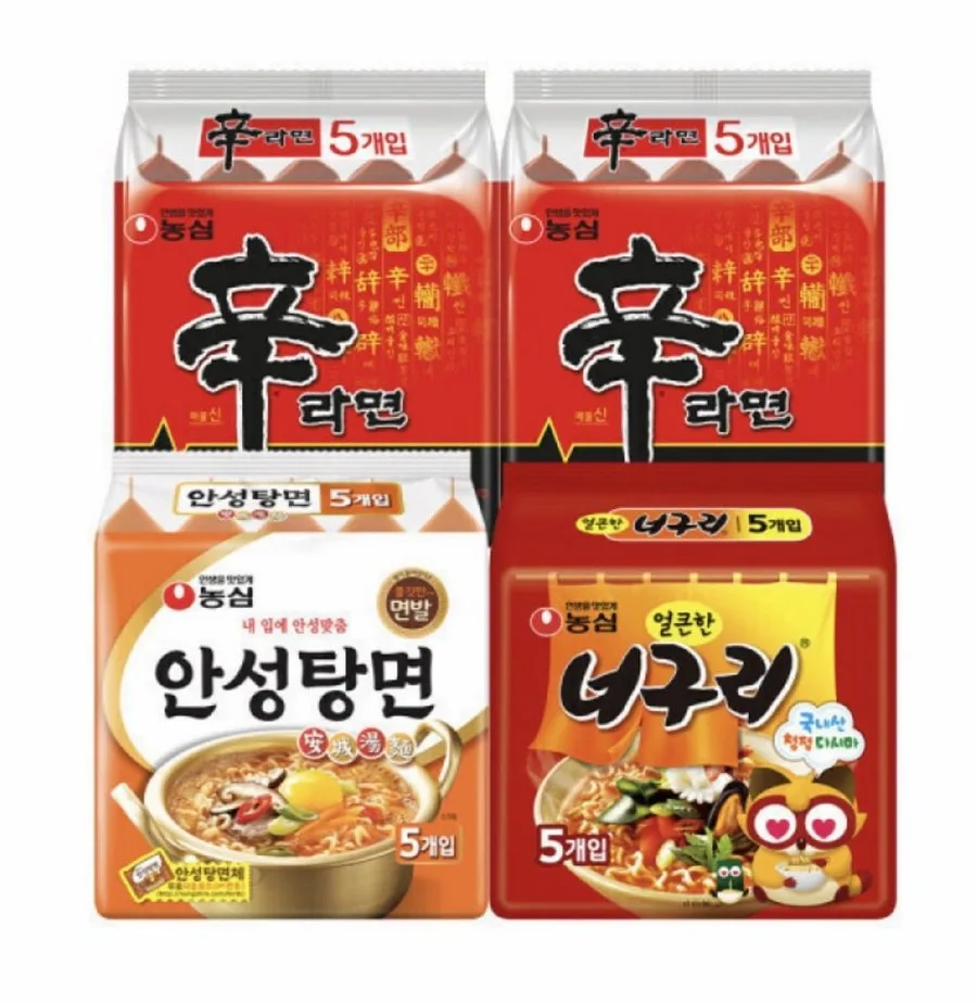 [지마켓] 신라면10+안성탕면5+너구리5 (13,300원/무료)