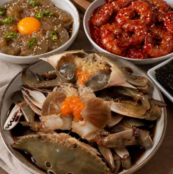 [G마켓] 암꽃게 간장게장 2kg+간장깐새우장 400g+양념깐새우장 400g (26,460원/무료)