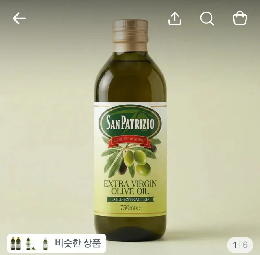 [토스] 산파트리지오 엑스트라버진 올리브오일 750ml 2개 (18,560원/무료)