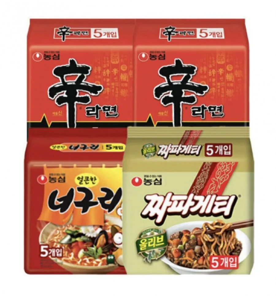 [지마켓] 신라면 10입+너구리5입+짜파게티5입 (14,520원/무료)