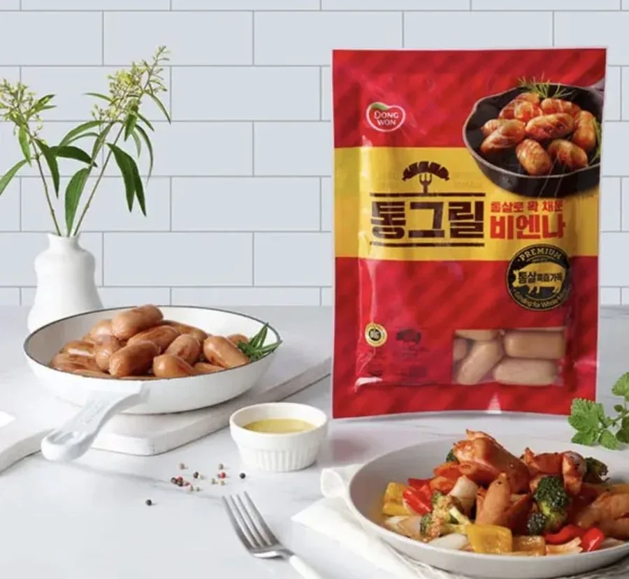[토스] 동원 통그릴 비엔나 1kg 2봉 (12,934원/무료)