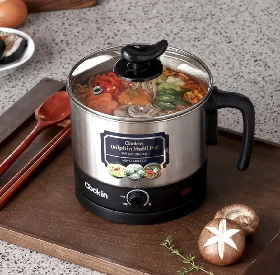 [토스]키친플라워 쿠킨 돌핀 멀티 라면포트, 1.8L, (13,900원 무료)