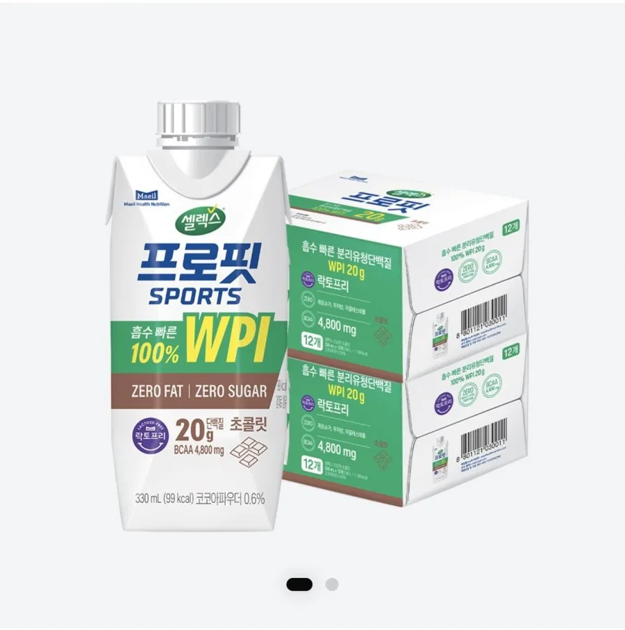 [셀렉스몰] 셀렉스 프로핏 스포츠 wpi 드링크 초콜릿 330ml 24팩(41,038원/무료)