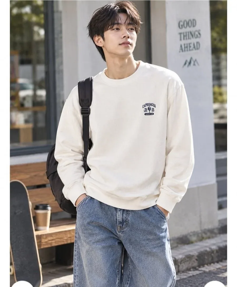 [롯데온] 지오지아 라운드 긴팔티 / 맨투맨 9종 택1 (13,020원/3,000원)