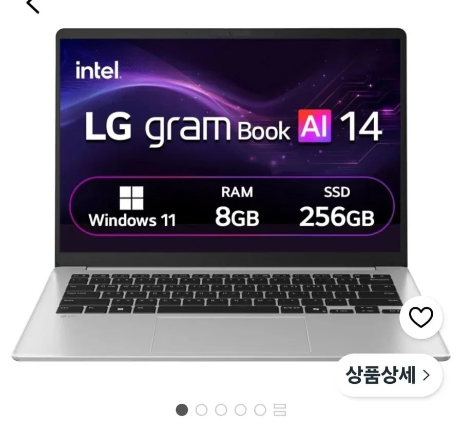 [쿠팡] LG전자 2026 그램북 AI 14 14U40V-GR5CK (와우 999,000원/무료)