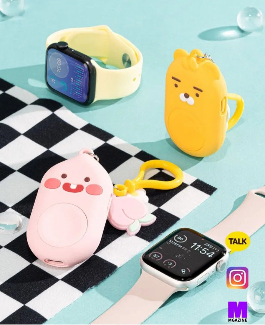 [자사몰] 리틀프렌즈 워치톡 애플워치 보조배터리 1200mAh (6,900원/3,500원)