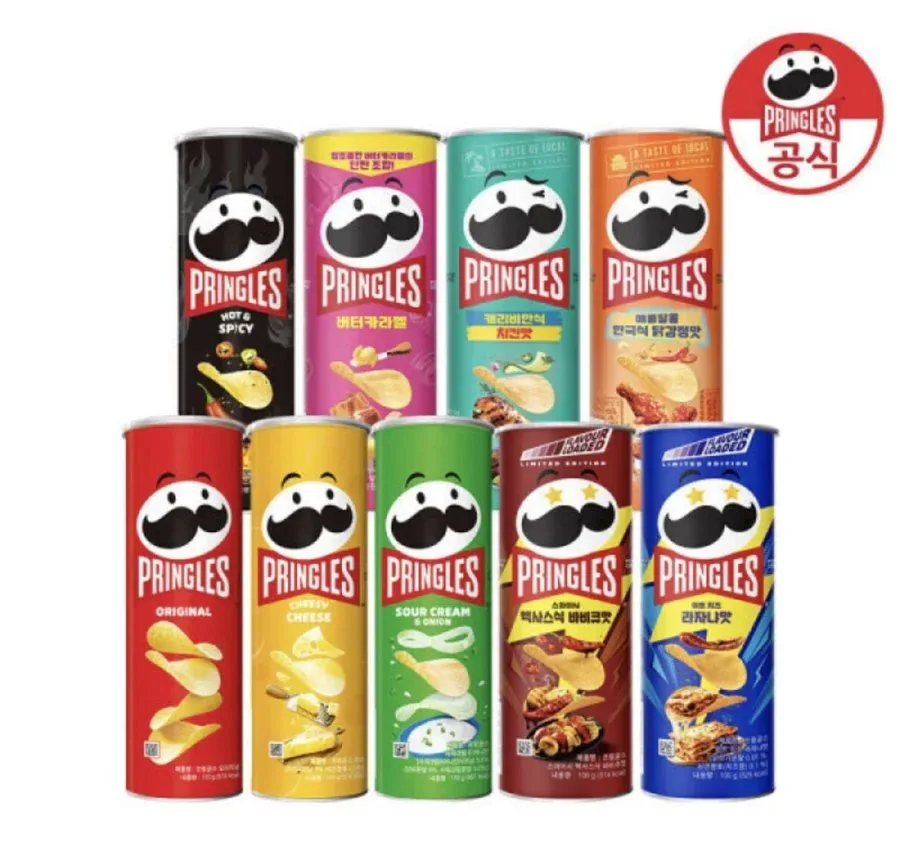 [지마켓] 프링글스 신제품 출시 110g/100g 2+2+2 총 6개 골라담기 (9,230원/무료)