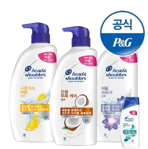 [오늘의집] 헤드앤숄더 샴푸 850ml 3개+미니샴푸 1개(22,192원/무배)