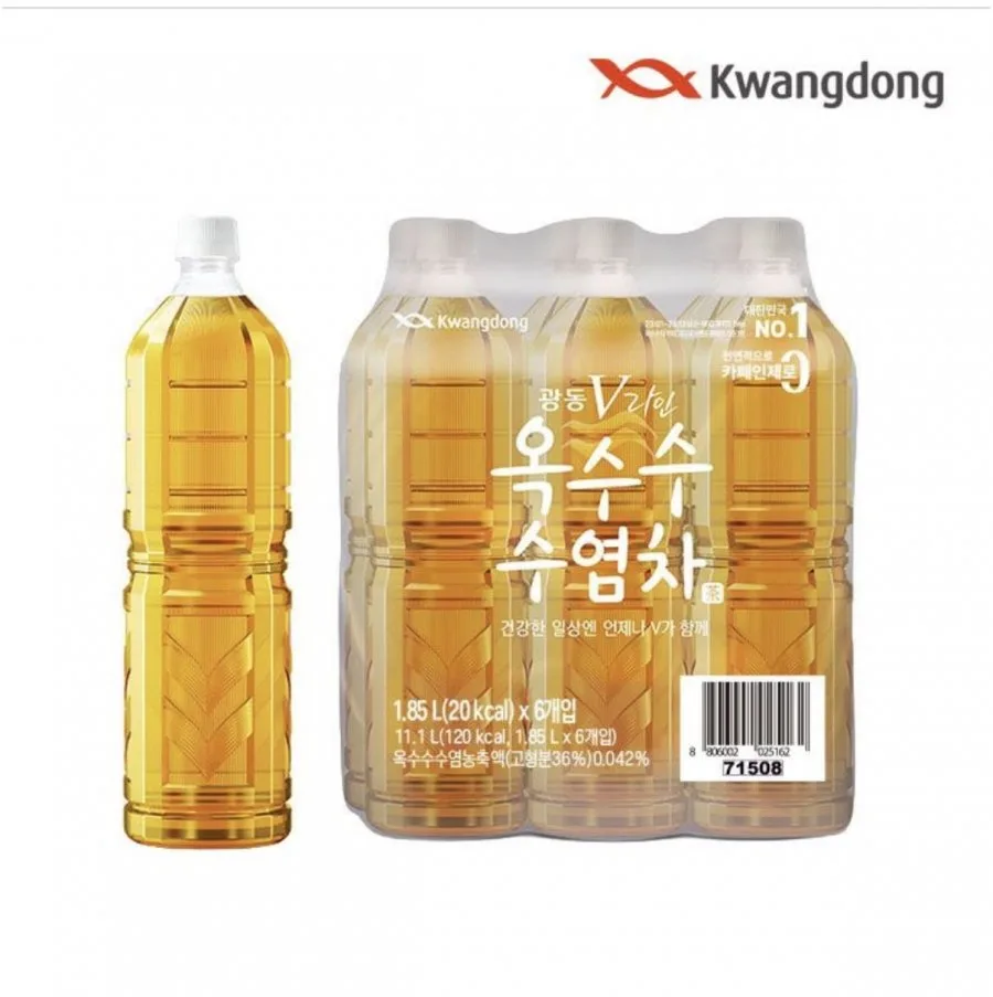 [오늘의집] 광동 v라인 옥수수수염차 무라벨 1.85L 6개입(6,806/무료배송)