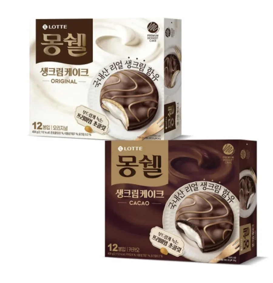 [지마켓] 몽쉘 생크림 408g X 4개 골라담기 (13,780원/무료)