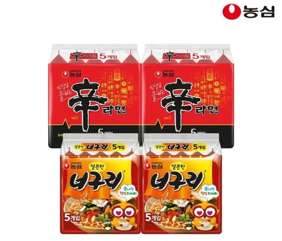 [네이버] 신라면10개+너구리10개 12,640원, 신라면 20개 12,240원 외 (다양/무료)
