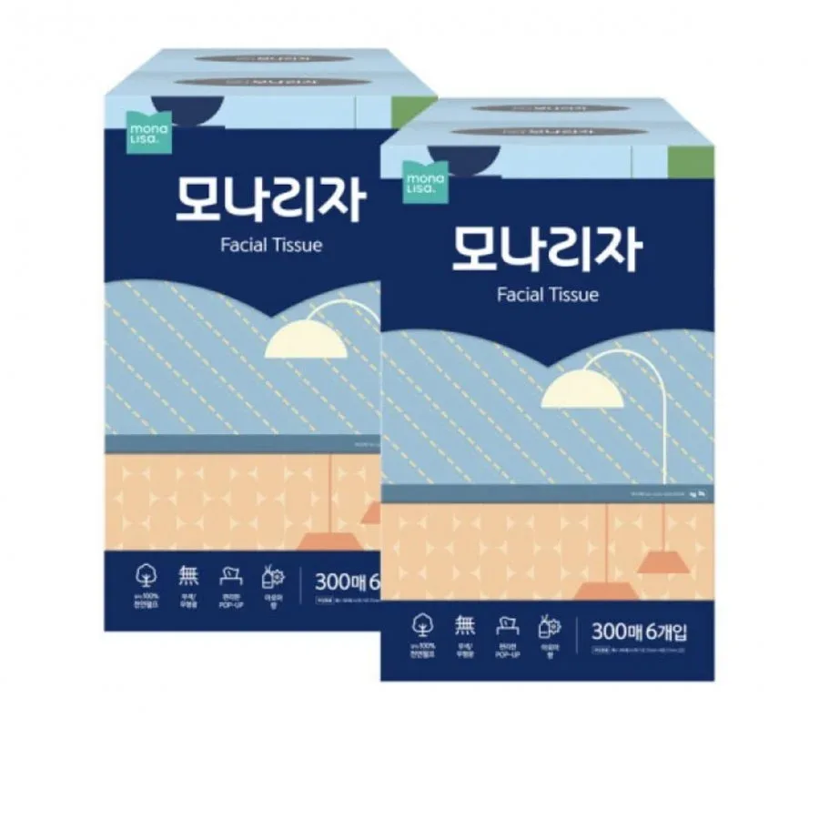 [g마켓] 모나리자 미용티슈 300매 12개 (유클 16,920원/무배)